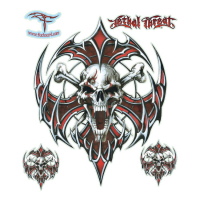 LT SKULL BLADE DECAL