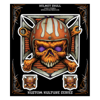 LT HELMET SKULL DECAL