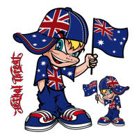 LT AUSTRALIA DUDE DECAL