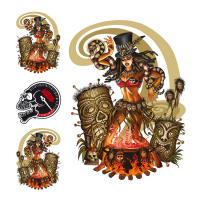 LT VOODOO WOMAN DECAL