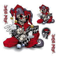 LT JESTER SKELETON DECAL