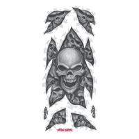 LT SKULL DECAL, CENTER