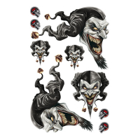 LT JESTER SKULL DECAL KIT