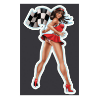 LT RACER GIRL DECAL