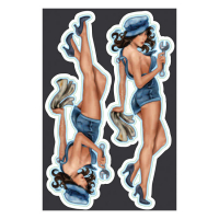 LT MECHANIC GIRL DECAL