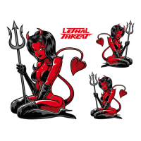 LT DEVIL GIRL DECAL