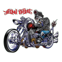 LT OLD SCHOOL BIKER DECAL