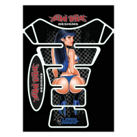 LT BLUE BIKER PIN UP TANKPAD