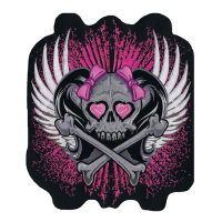 LT GIRL SKULL CENTER PATCH