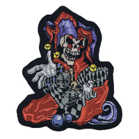 LT SKULL JESTER PATCH