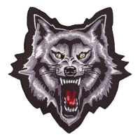 LT WOLF HEAD PATCH