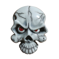 LT DIMENSIONAL EMBLEM EYEBALL SKULL