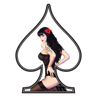 LT MINI DECAL ACE PIN UP