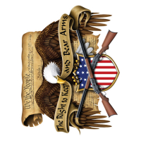 LT MINI DECAL 2ND AMENDMENT EAGLE