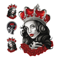 LT SKULL QUEEN DECAL