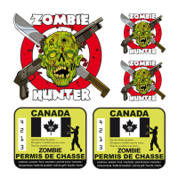 LT ZOMBIE HUNTER KIT  CANADA DECAL