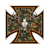 LT HUNTER CROSS DECAL