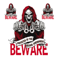 LT BEWARE DECAL