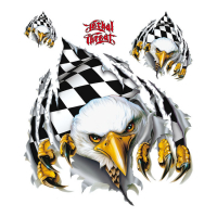 LT RIP N TEAR CHECKERED EAGLE DECAL