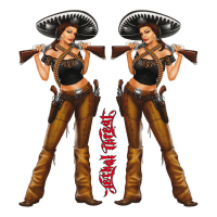 LT BANDITA GIRL DECAL