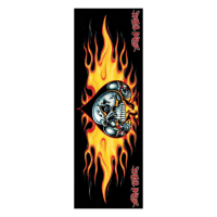 LT FLAME ACE SKULL DECAL