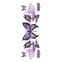 LT TRIBAL BUTTERFLY LARGE DECAL