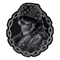 LT LARGE PATCH BIKER FROM HELL