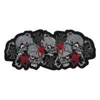 LT SKULL N SPIDERS PATCH