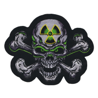 LT RADIO ACTIVE SKULL PATCH