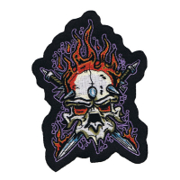 LT MINI PATCH HEAVY METAL SKULL