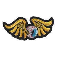 LT MINI PATCH WINGED EYEBALL