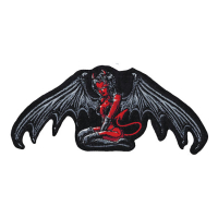 LT MINI PATCH WINGED DEVIL GIRL