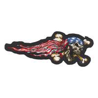 LT MINI PATCH USA SKULL RIGHT