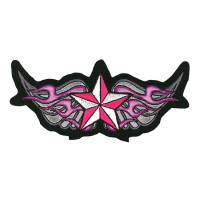 LT MINI PATCH WINGED STAR