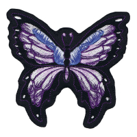 LT MINI PATCH PURPLE BUTTERFLY