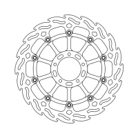 MOTO-MASTER FLAME SERIES FLOATING BRAKE ROTOR