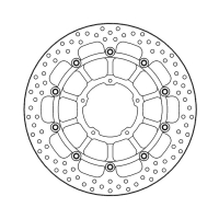 MOTO-MASTER HALO SERIES FLOATING BRAKE ROTOR