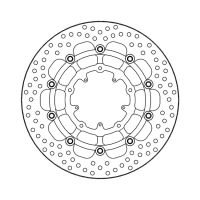 MOTO-MASTER HALO SERIES FLOATING BRAKE ROTOR