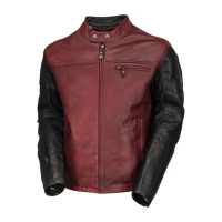 RSD LEATHER JACKET RONIN OXBLOOD/BLACK