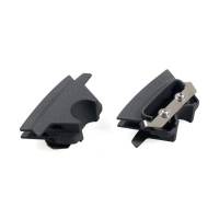 HEAD BOLT BRIDGE COVER SET. FINNED, BLACK