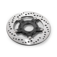 K-TECH FRONT LEFT BRAKE ROTOR 8.5" STAINLESS, BLACK CENTER