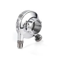 K-TECH 1" DELUXE THROTTLE HOUSING. POLISHED ALUMINUM