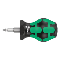 WERA STUBBY SCREWDRIVER SERIES 355 PZ1 FOR POZIDRIV SCREWS