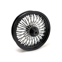 MCS RADIAL 48 FAT SPOKE FRONT WHEEL 3.50 X 16 SF BLACK