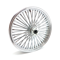 MCS RADIAL 48 FAT SPOKE FRONT WHEEL 3.50 X 21 DF CHROME