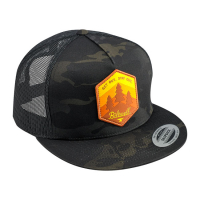 BILTWELL GET OUT SNAPBACK CAP BLACK CAMO