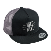 BILTWELL SKULLY SNAPBACK CAP GREY/BLACK