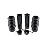 CULT-WERK, 6-PIECE FORK TUBE COVER KIT. GLOSS BLACK