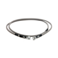 GOODRIDGE BRAKE LINE UPPER FRONT, STAINLESS CLEAR COATED