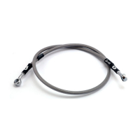 GOODRIDGE BRAKE LINE UPPER FRONT, STAINLESS CLEAR COATED